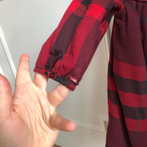 Burberry girls red dress - Picture 4 of 6